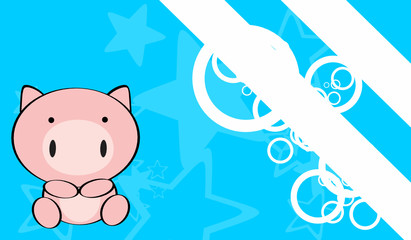 cute baby pig background