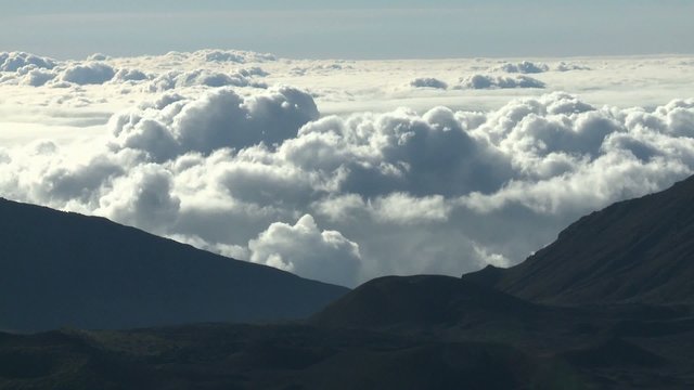 Time Lapse of Clouds at Haleakala National Park, Maui Hawaii