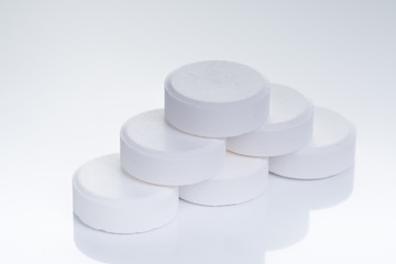 pills and tablets on a background