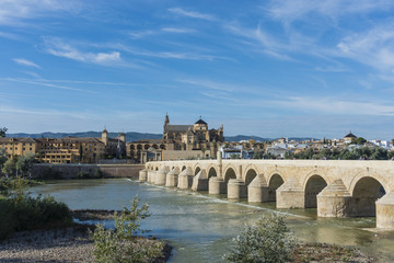 Fototapeta premium Roman bridge in Cordoba, Andalusia, southern Spain.