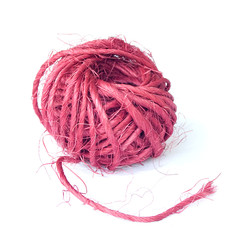Rollo de cáñamo color marsala