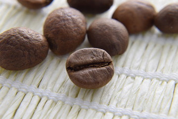 Roasted coffee beans 
