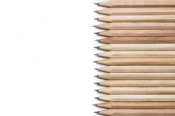 Fototapeta premium concept abstract background from pencils with space for text or