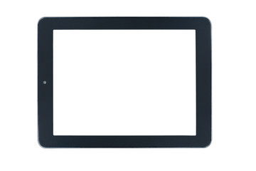 Modern black tablet pc