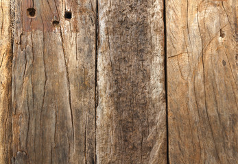 Obraz premium The old wooden wall closeup