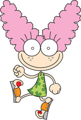 여자어린이이미지