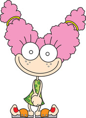 여자어린이이미지