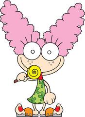 Fototapeta premium 여자어린이이미지