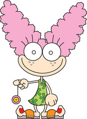 여자어린이이미지