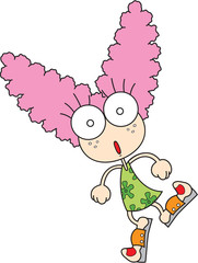 여자어린이이미지