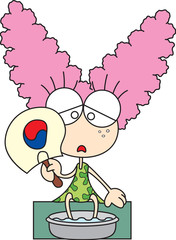 여자어린이이미지
