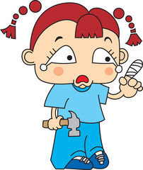 여자어린이이미지