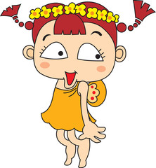 여자어린이이미지