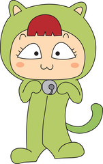 여자어린이이미지