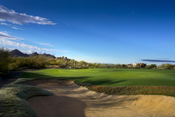 Golf coure fairway,Arizona,USA