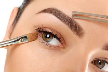 Obraz premium Make-up. Eyebrow Makeup. Eyes