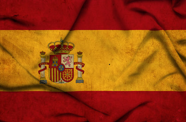 Spain waving flag - 78878192