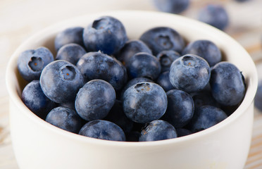 Blueberries in a bowl