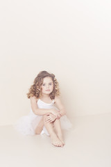 Young ballerina portrait