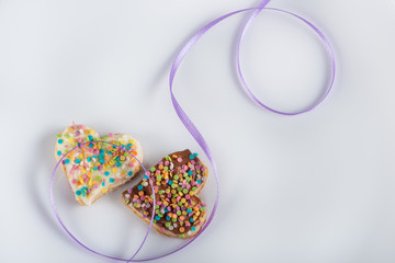cookies in the shape of heart