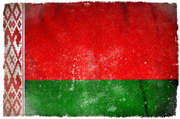 Belarus grunge flag
