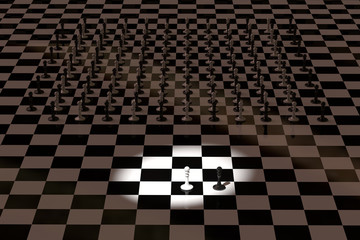 Naklejka premium Pawn chess