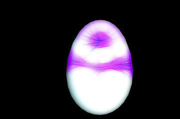 Osterei violett modern