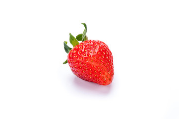 Strawberry on white background