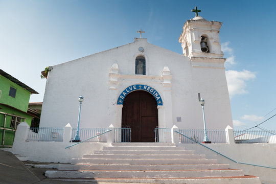Hispanic catholic church in Isla Taboga Panama City