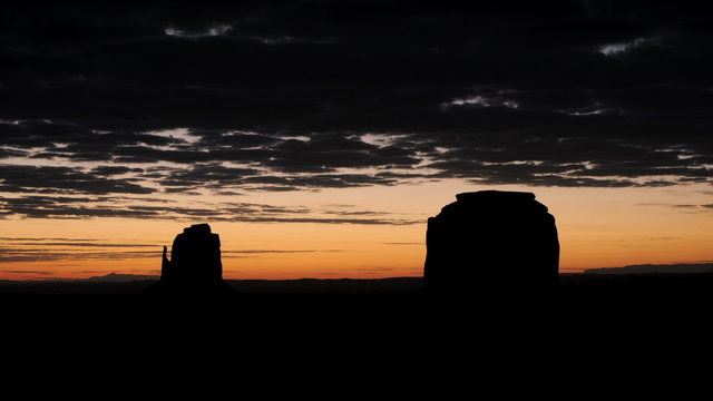 Monument Valley Mesa Sunrise Time Lapse