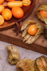 physalis and kumquat