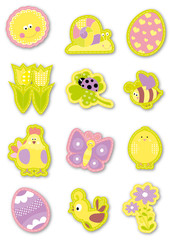 Easter decoration elements collection / vectors