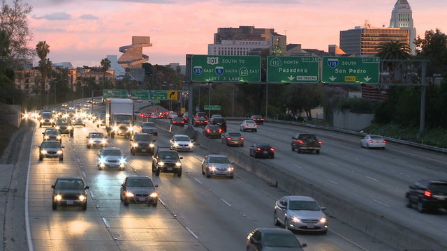 Real Time Traffic Jam on Busy Highway