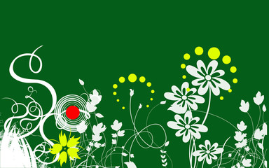 fond vert pur