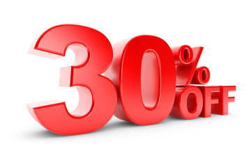 30 percent discount
