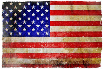 Vintage USA flag