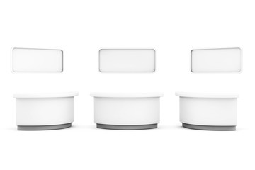 Blank Promotion Stands