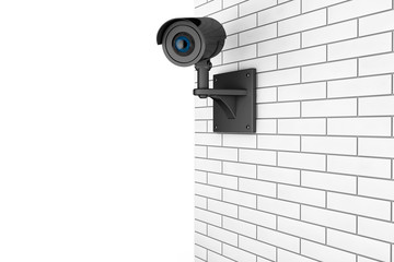 Video Camera Security System over Brick Wall