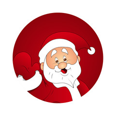 Happy Cute Santa