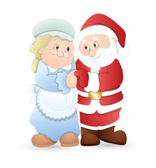 Cute Santa Couple
