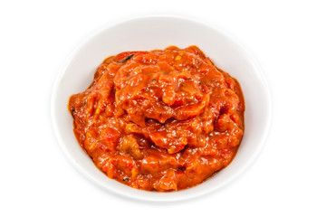 Lutenica in a cup