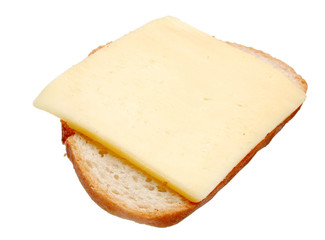 Weissbrot mit Butterkäse