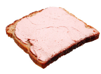 Mischbrot mit Leberwurst