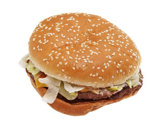Burger mit Sesam