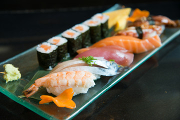 Close up of variety Sushi Set