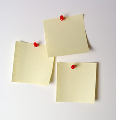 Stick note with clipping path