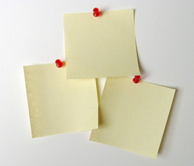 Stick note with clipping path