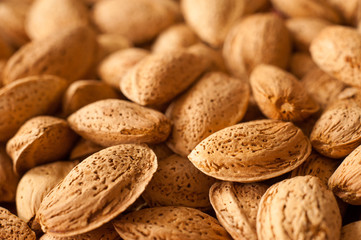 Almonds in shell