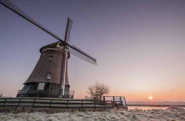 Fototapeta premium Winter mill