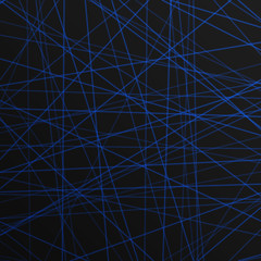 abstract blue lines laser